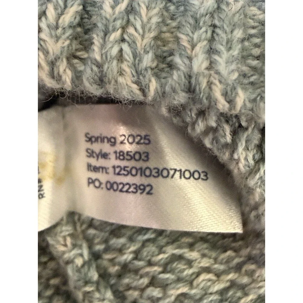 Marine Layer Men’s XXL NEW Marl Crew Neck Heavy Sweater Topaz NWT MSRP:$138